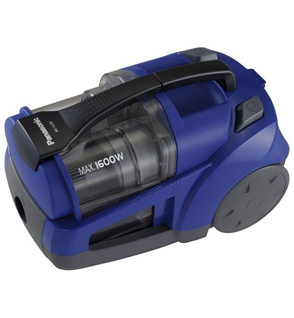 Panasonic Vacuum Cleaner Mega Cyclone Bagless, 1600 Watt, Blue - MC- CL561