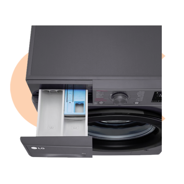 LG Steam Washing Machine 8 Kg Vivace with AI DD technology Silver Model F4R3TYG6J