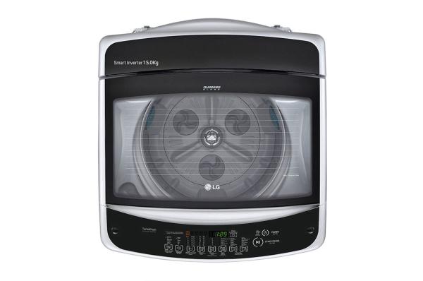 LG UP Loading Washing Machine 15KG, Stainless - T1588NEHTE