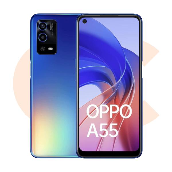 Mobile OPPO A55, 128GB 4 Gb Ram, Rainbow Blue
