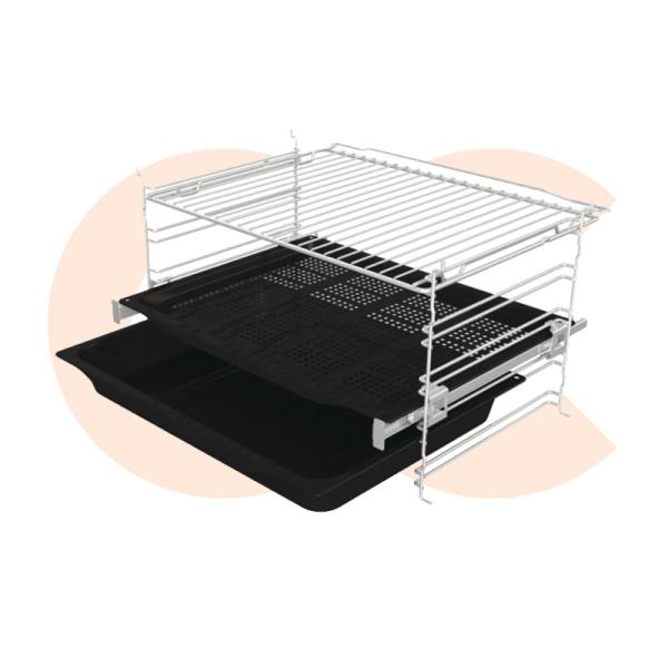 Gorenje Built-in Electric AirFry Steam Assist Convection oven CataClean 60 cm Model-BSA6737E15X