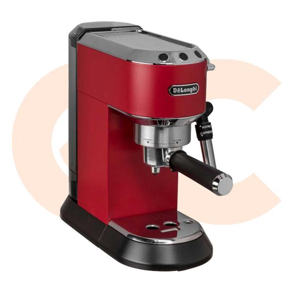 ماكينة اسبريسو ديلونجي أحمر ديديكا موديل EC685R ضمان دولي