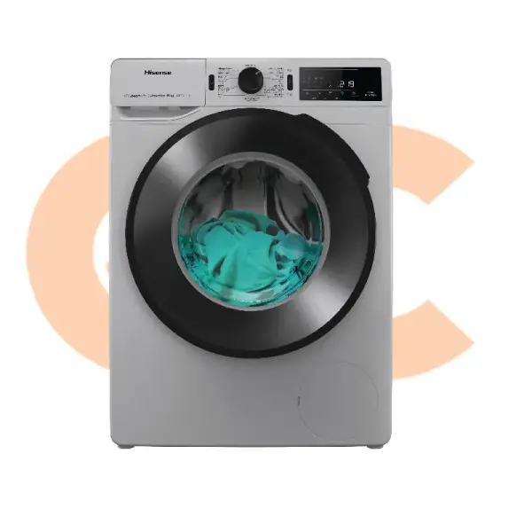 Hisense 10kg 1400rpm Digital Touch Inverter Washing Machine Silver