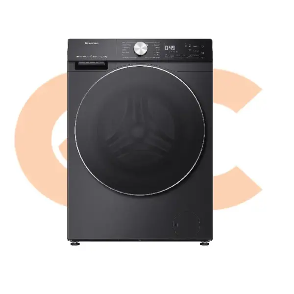 Hisense 12kg 1400rpm Digital Touch Wifi Steam Inverter Black