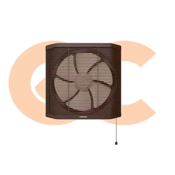 TORNADO Bathroom Ventilating Fan 20 cm Privacy Grid Creamy x Brown
