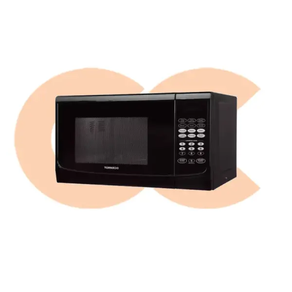 TORNADO Microwave Solo 28 Liter 900 Watt 6 Menus Black