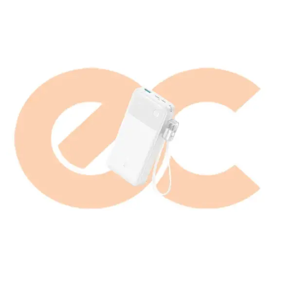 Anker Power Bank 20000mAh 30W Portable Charger With USB -C Cable Lanyard white A1384H21