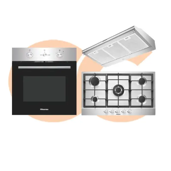Hisense Built-in Hob 90cm - Hisense Built-in Oven 60 cm - Hisense Built-in Hood 90cm