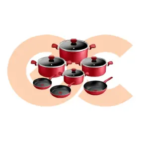 Tefal Expert Cooking Set, Stewpot Size 18,20,24, Frypan Size 20,24 Wokpan Size 28 6221064017726