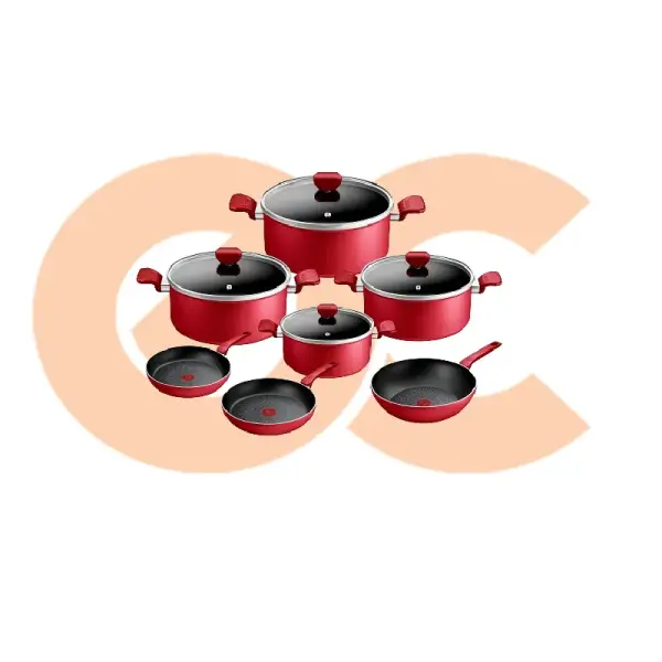 Tefal Expert Cooking Set, Stewpot Size 18,20,24, Frypan Size 20,24 Wokpan Size 28 6221064017726