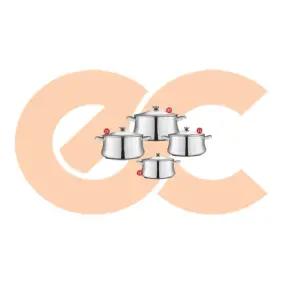 Zahran Stainless Steel Classic Stewpot Set 18-22-26-32