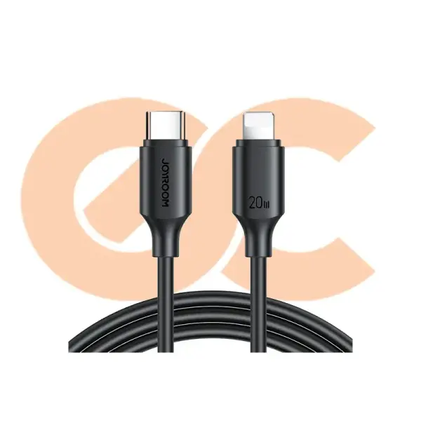 jOYROOM Nylon Type-C to Lighting Cable 20Watt 1M (S-CL020A9) Black